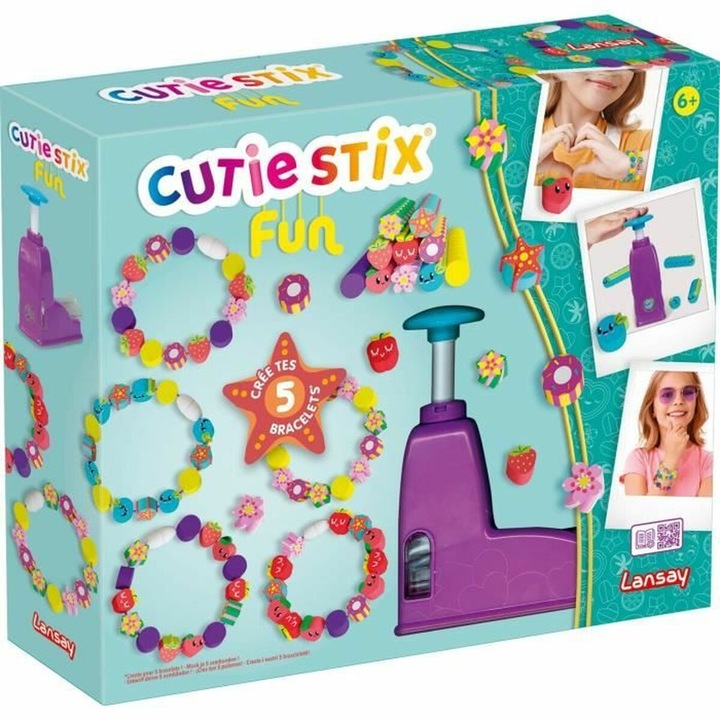 Set de artizanat, Lansay, margele din sticla Cutie Stix