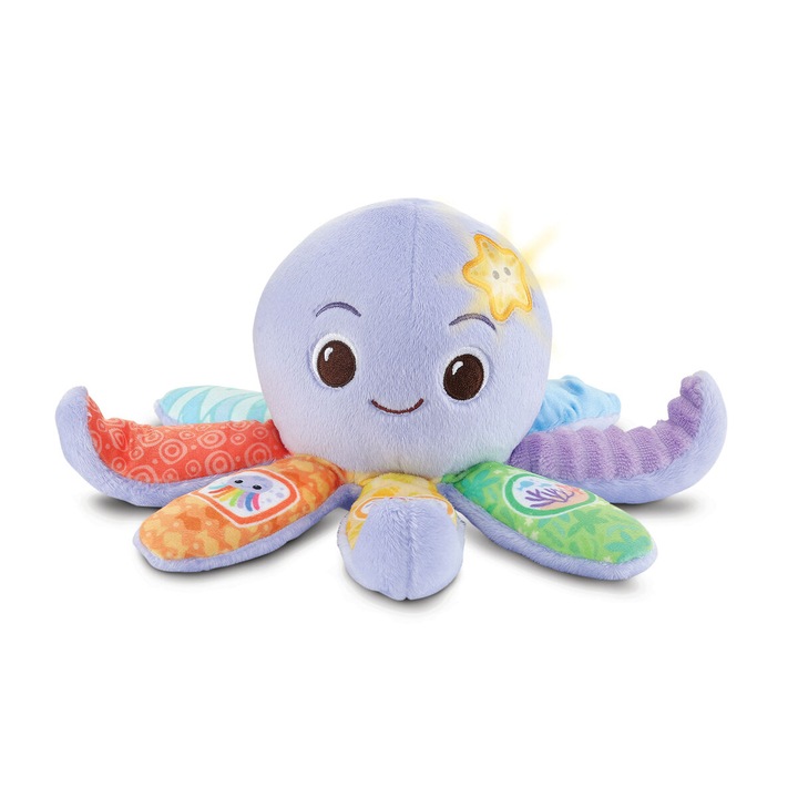 Papusa bebelus Vtech, Pulpo Musical, violet, 1 unitate