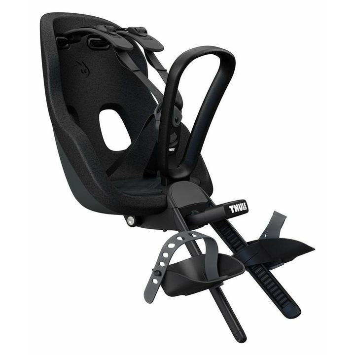 Scaun copii bicicleta Thule Yepp Nexxt 2 Mini, negru, montare pe ghidon, max. 15kg, greutate 1,8kg