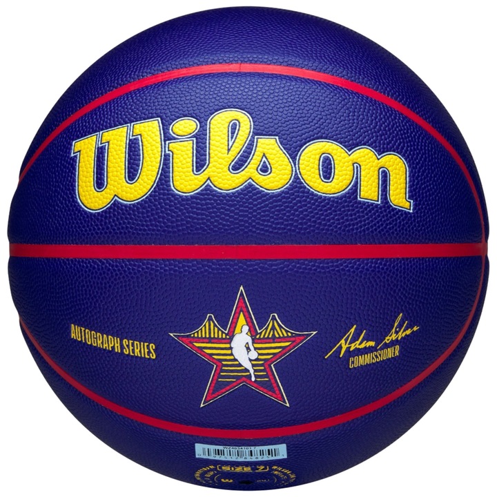 Minge baschet, Wilson 2025 NBA All Star Auto Ball WZ4034101XB, Alb, 7