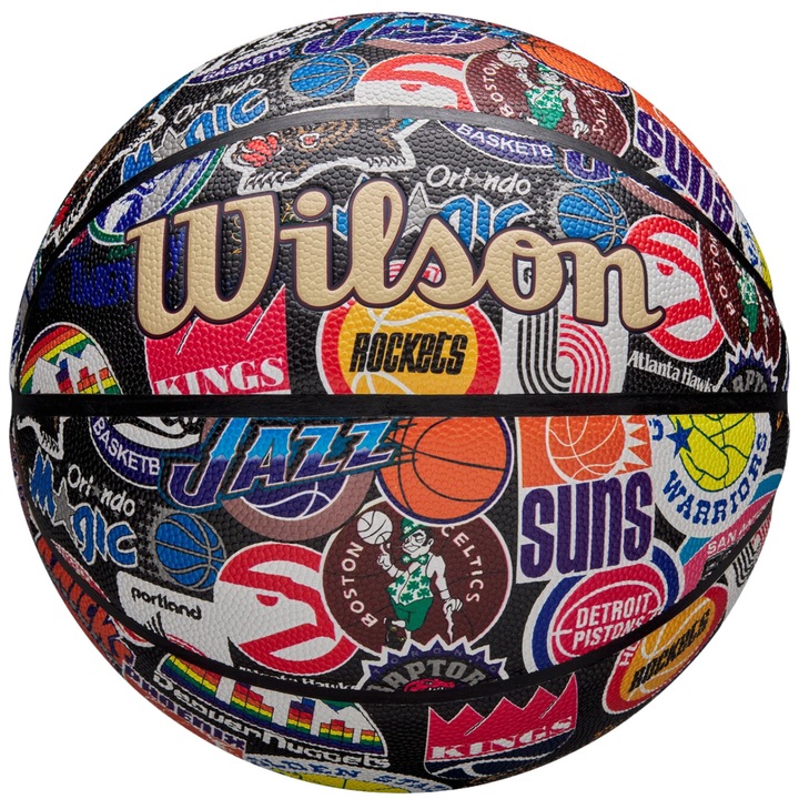 Minge baschet Wilson NBA All Team Retro Ball, multicolor, 7
