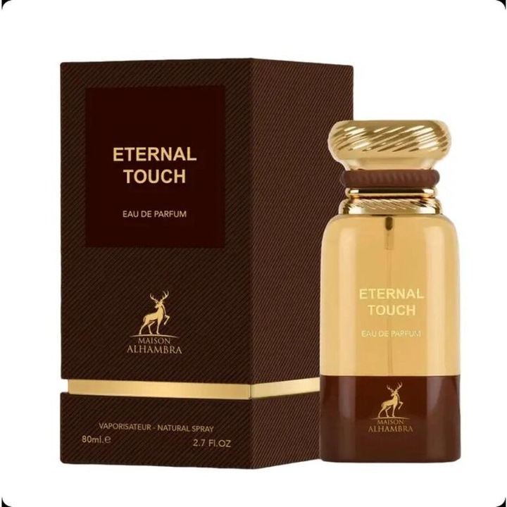 Apa de Parfum Alhambra ETERNAL TOUCH, frunza de tutun, vanilie, 80ML