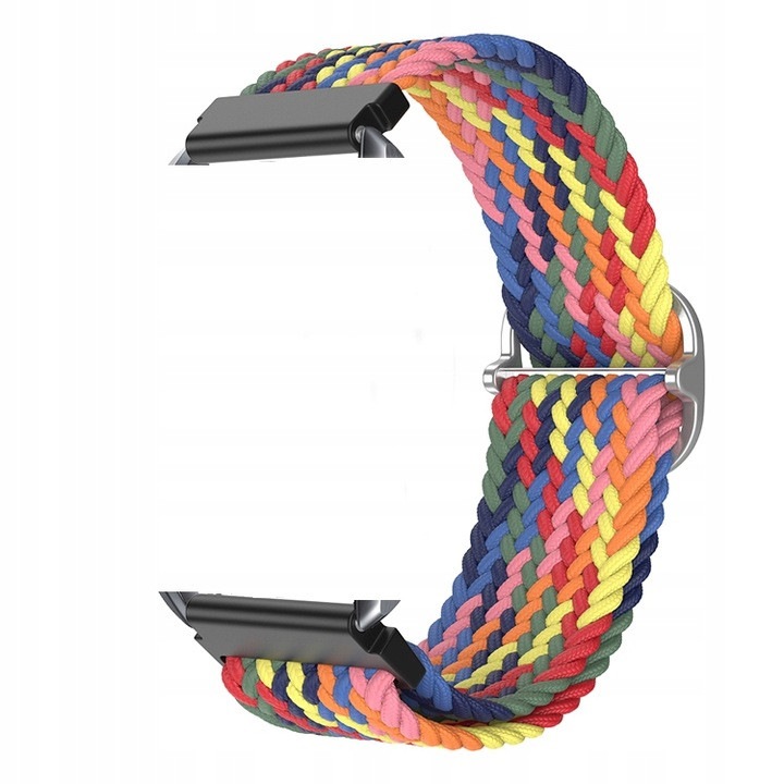 Каишка за смартчасовник Fossil FTW4025 Gen 5, Гривна за всички китки, сигурно закрепване, ПлетенаМногоцветна