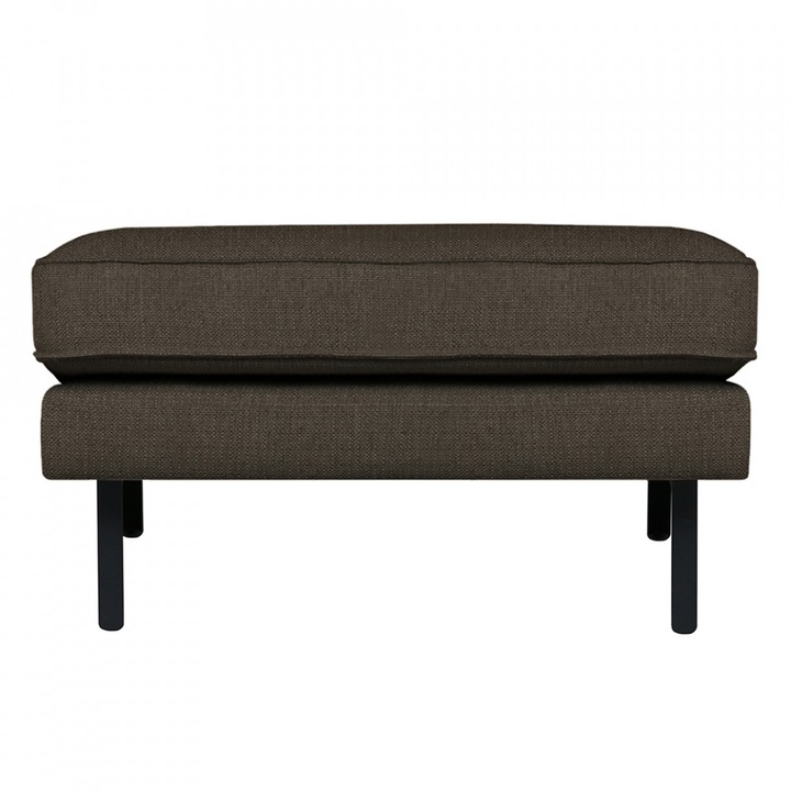 Taburet pentru picioare gri/maro din textil 54x84 cm Rodeo BePureHome