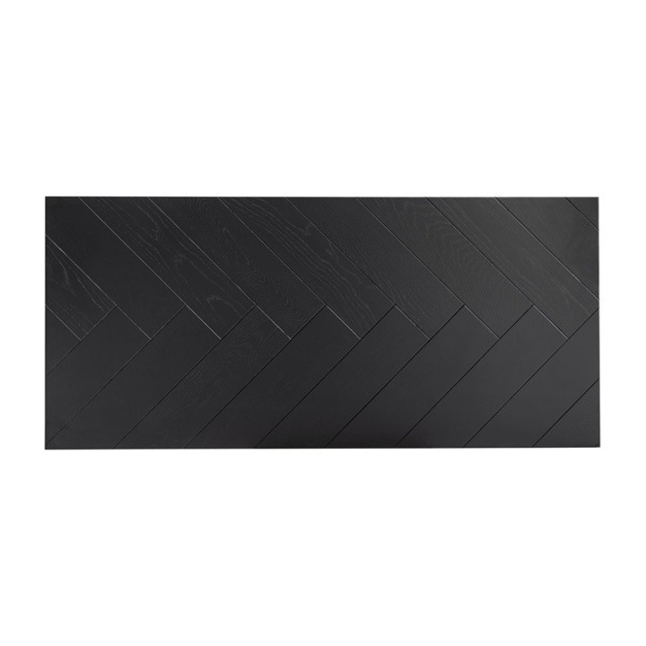 Blat negru din lemn 100x200 cm Nalo Richmond Interiors