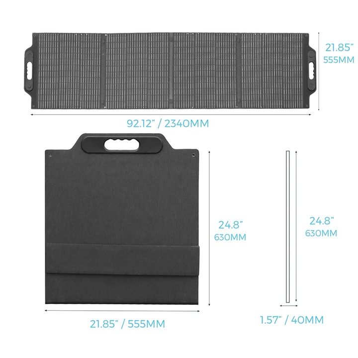 Panou solar pliabil, 19.8V