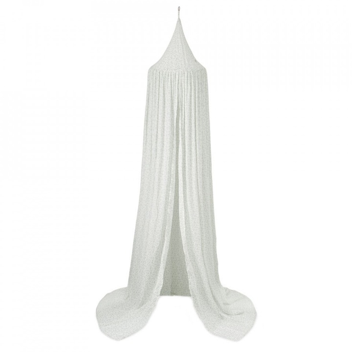 Baldachin verde din bumbac Green Leaves CamCam Copenhagen