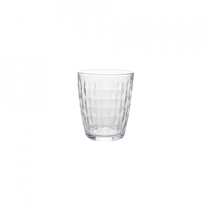 Set 6 pahare transparente din sticla 340 ml Piramide Aerts