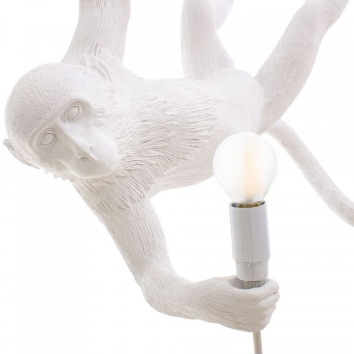 Bec LED E14 4W Monkey Lamp Seletti, design jucaus, lumina calda