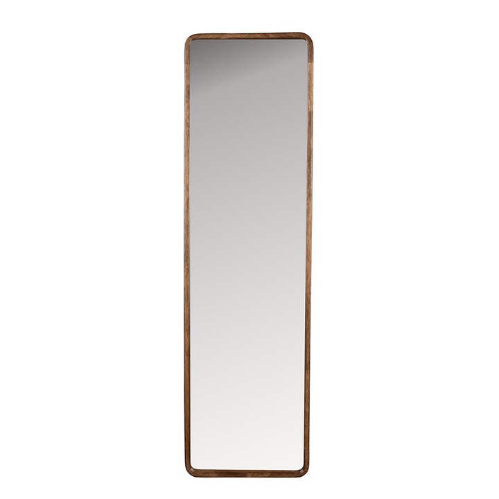 Oglinda dreptunghiulara bej din lemn 34x120 cm Nyko The Home Collection