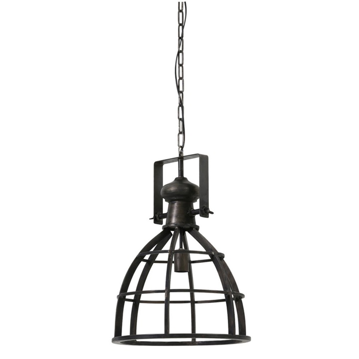 Lustra neagra din metal Amy Light & Living