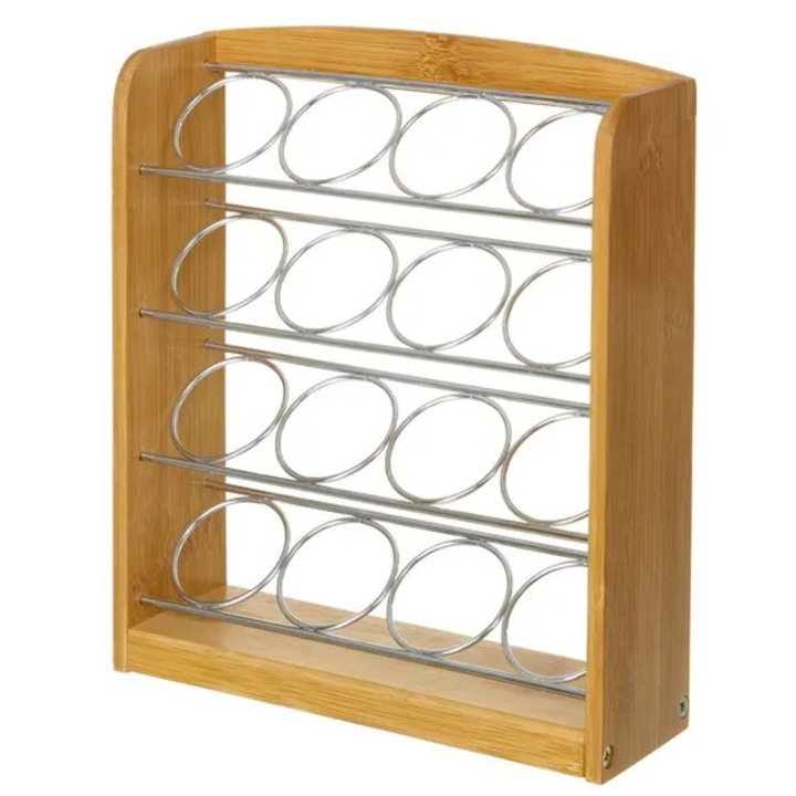 Suport pentru capsule de cafea maro din bambus Kaf The Home Collection