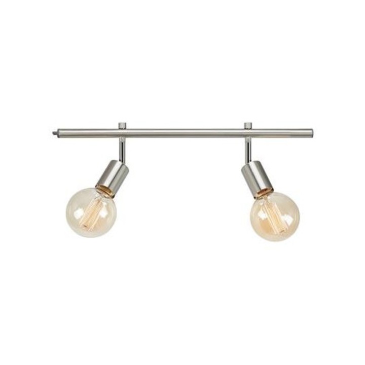 Plafoniera argintie din metal cu 2 becuri Expand Markslojd