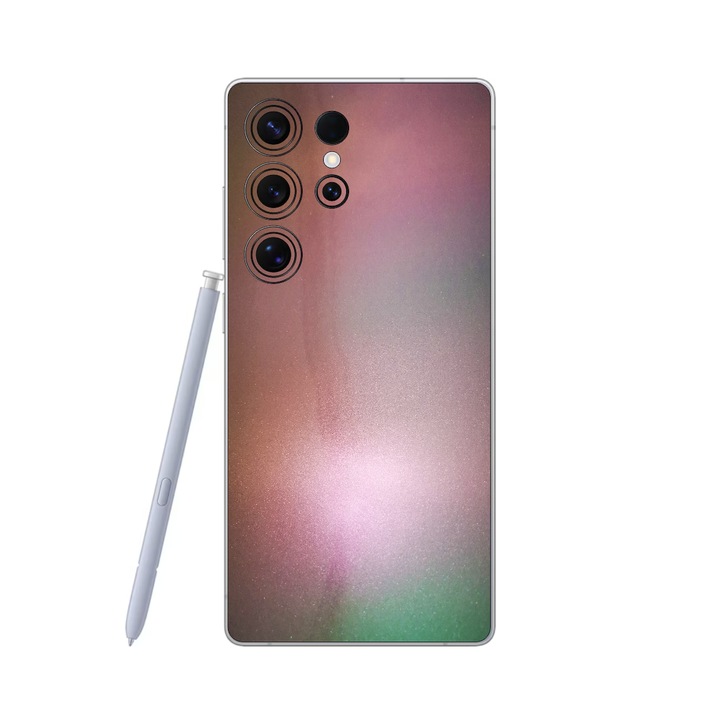 iSkinz фолио за Samsung Galaxy S25 Ultra - Chameleon Color Shift Pearl Symphony, 360° изрязване, пълно покритие с лепило, защита на гърба и страните