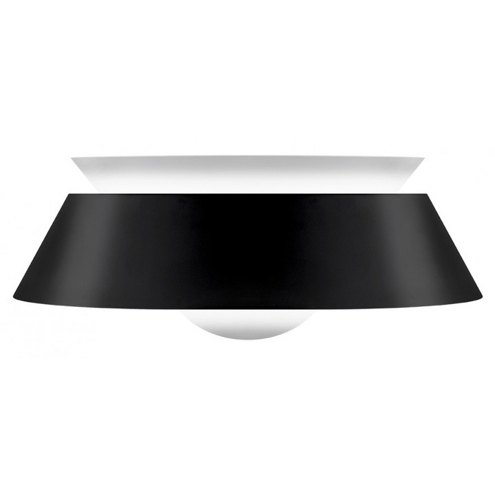 Abajur negru din plastic Cuna Umage