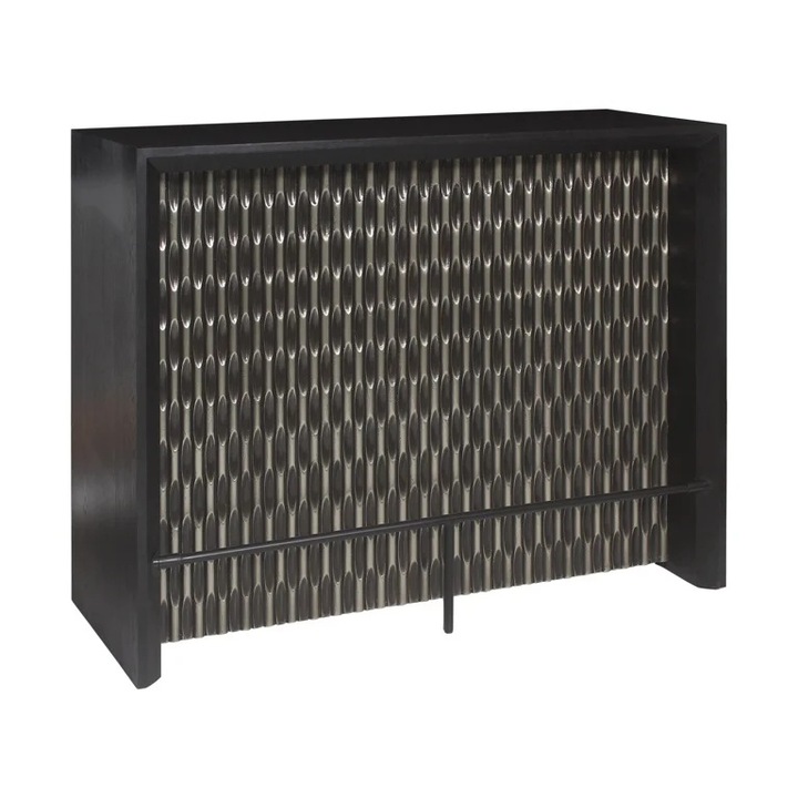 Dulap bar, Walker Richmond Interiors, metal, negru