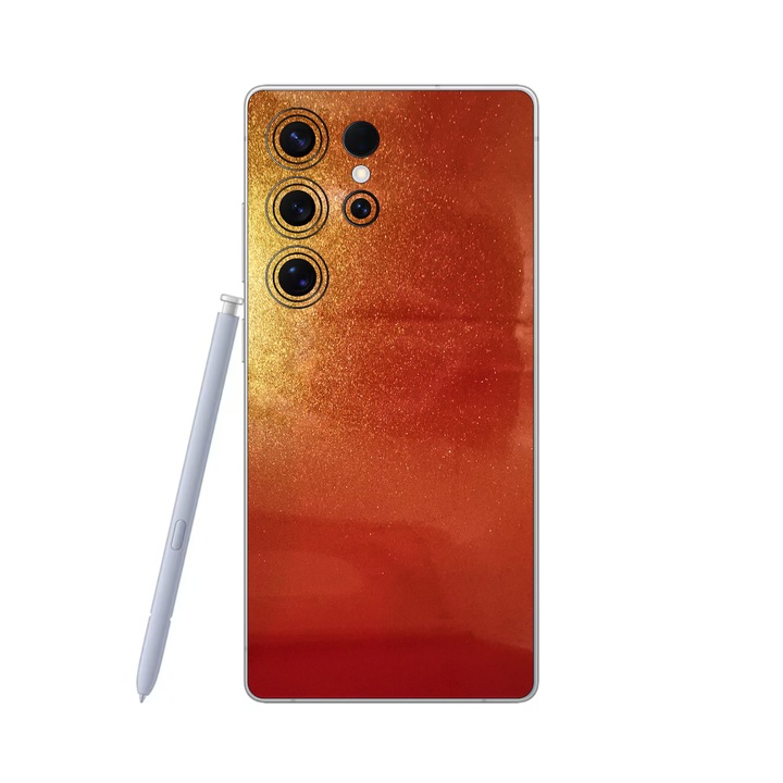 iSkinz фолио за Samsung Galaxy S25 Ultra - Chameleon Color Shift Sunset, 360° изрязване, пълно покритие с лепило, защита на гръб и страни