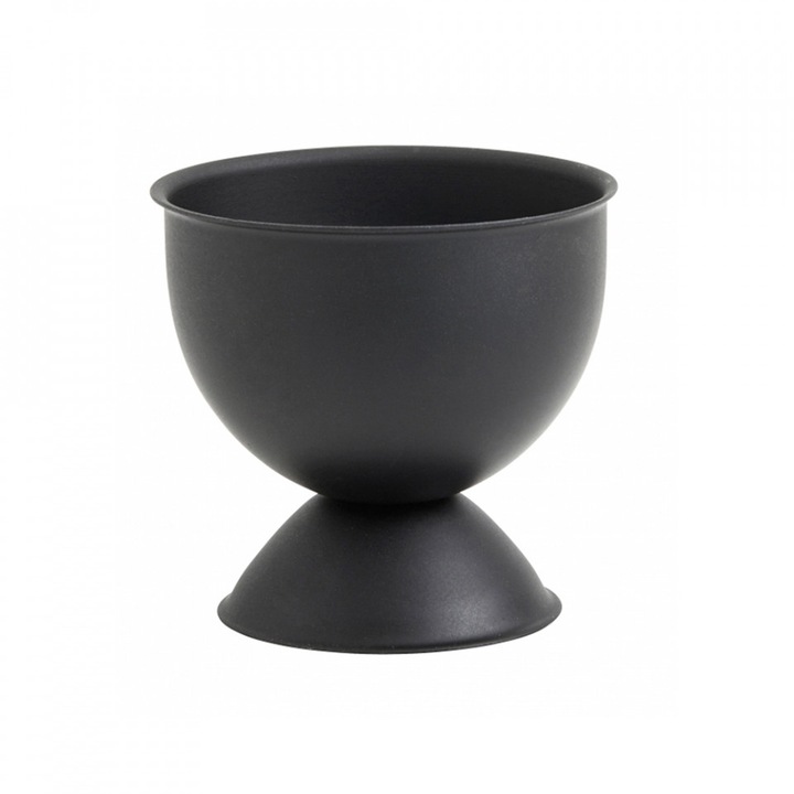 Suport pentru ou negru din metal Erin Matte Nordal