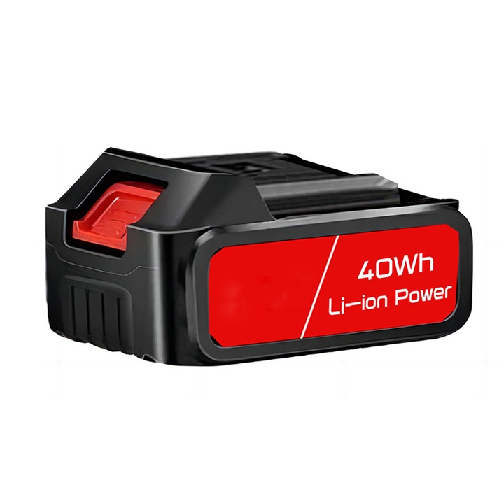 Acumulator litiu-ion reincarcabil, 40Wh, capacitate baterie 10000mAh, Pentru pistol de apa auto de inalta presiune, masina de spalat auto wireless, suflanta, scule electrice (Numai baterie)