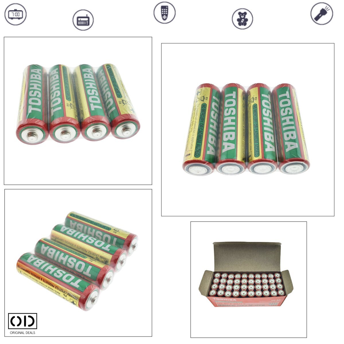 Baterii Toshiba Heavy Duty, R6 Tip AA (Groase), pentru Jucarii sau