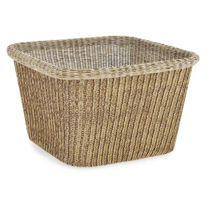 2 db-os bézs tárolókosár szett Amalya 29x29x17h