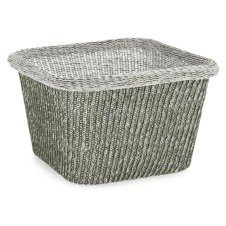 2 db-os zöld tárolókosár szett Amalya 29x29x17h