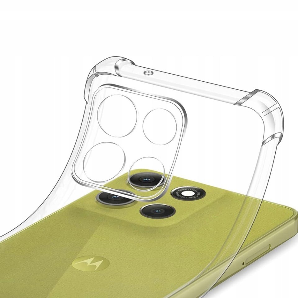 Husa pentru OnePlus Nord 5, SKYDDAR INNOVATION, Shockproof Clear Silicone, Silicon Slim, set cu sticker, Transparenta