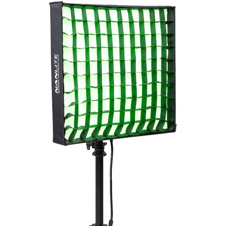 Panou LED pliabil Nanlite PavoSlim 240C, 240W, 2700K-7500K, 60x60cm, cu accesorii