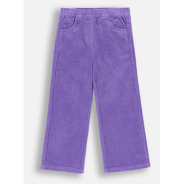 Gyermek nadrág, Coccodrillo, ZC4119101AGK-016, bársony, trapéz, lila