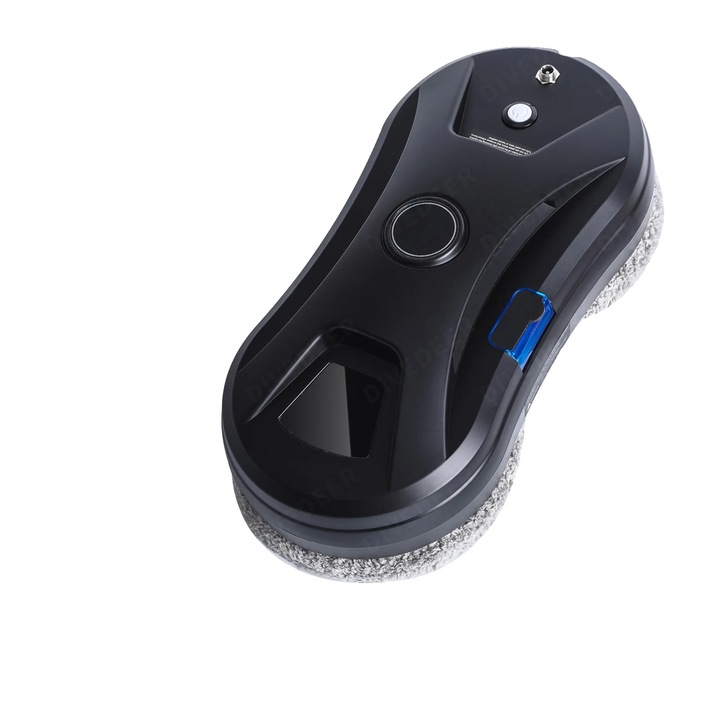 Робот за почистване на прозорци, автоматично почистване, безопасна и ефективна работа, черен, компактни размери