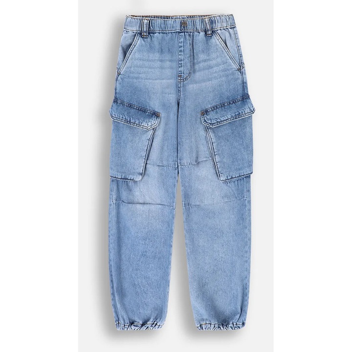 Gyerek farmer, Coccodrillo, ZC4123103JCG-014, cargo, pamut, kék