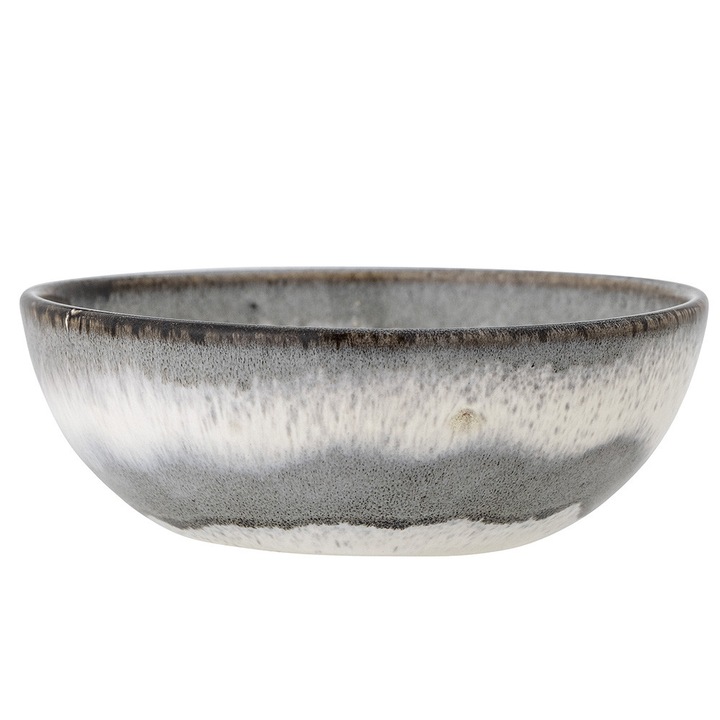 Bol ceramic Pauly Bloomingville, gri, 525 ml