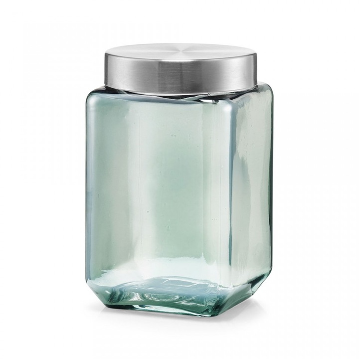 Borcan Zeller, cu capac metalic, sticlă, 1.55 L