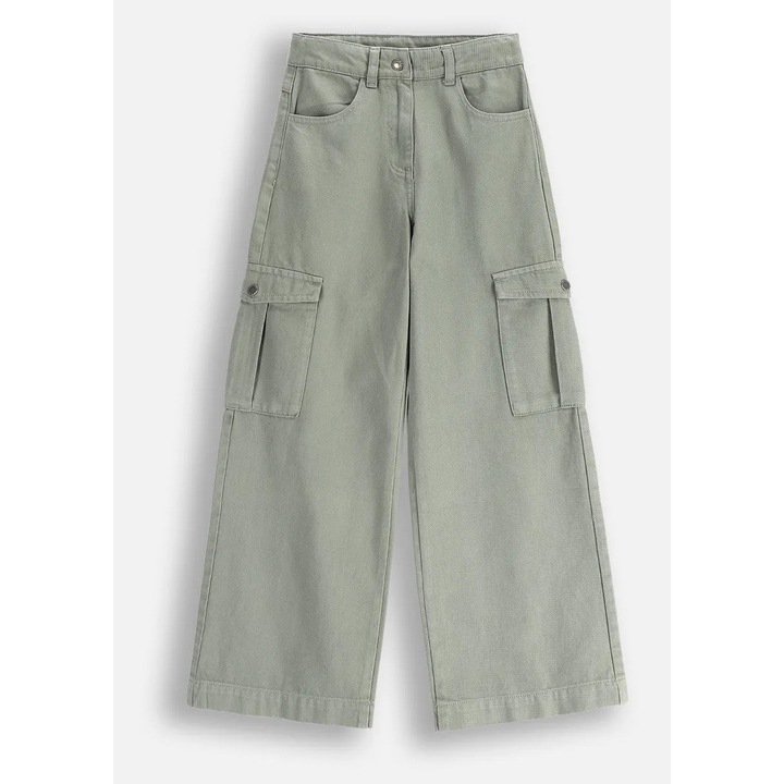 Coccodrillo lany nadrag, WC5119102DGJ, Pamut, Khaki, Zöld