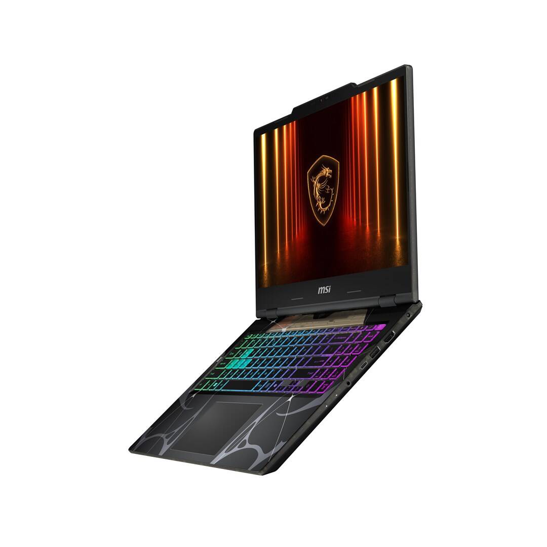 Laptop MSI Cyborg 15 B2RWFKG-038XPL Intel Core 7 240H 39.6Cm 15.6Inch Full HD 16 GB DDR5-SDRAM 512 GB SSD NVIDIA GeForce RTX 5060 Wi-Fi 6E (802.11ax) NoOS Negru