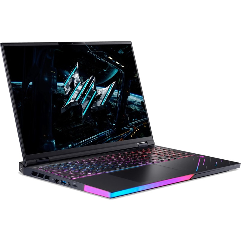 Laptop Acer Gaming 16'' Predator Helios 16 AI PH16-73, WQXGA OLED 240Hz, Intel Core Ultra 9 275HX, 32GB, 2TB SSD, GeForce RTX 5070 Ti, Negru