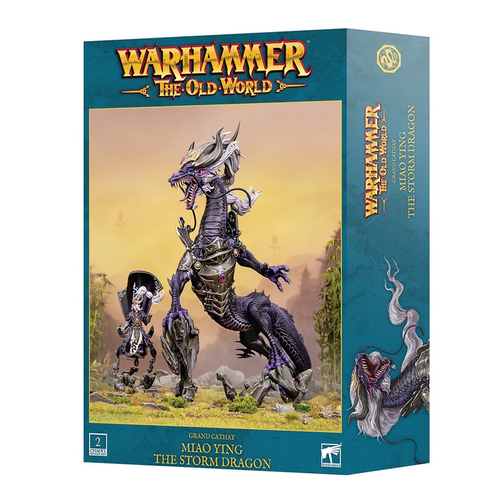 Warhammer The Old World Miao Ying The Storm Dragon Grand Cathay Разширение за игра Games Workshop 80 части Сив