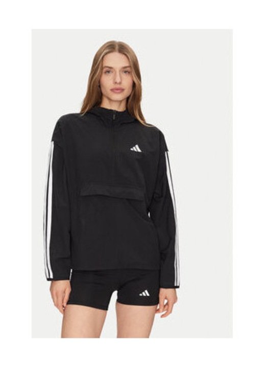 Geaca de vant Adidas fara inchidere cu imprimeu