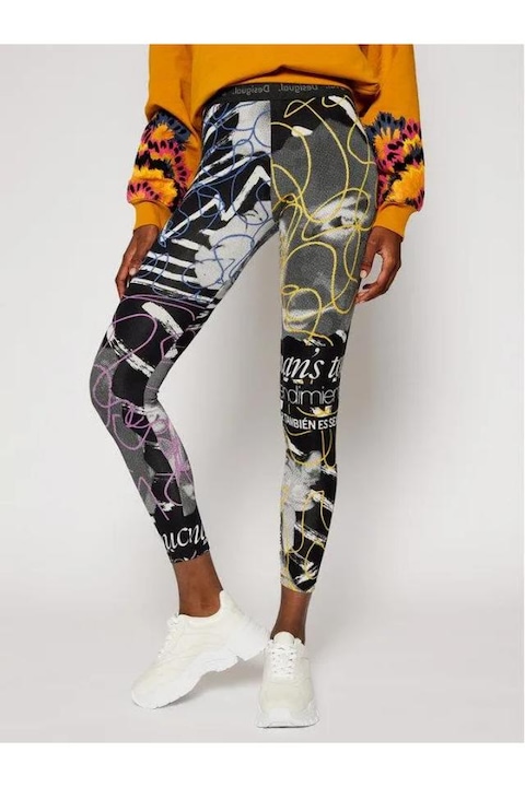 Geaca denim Desigual 20WWEN03, Multicolor