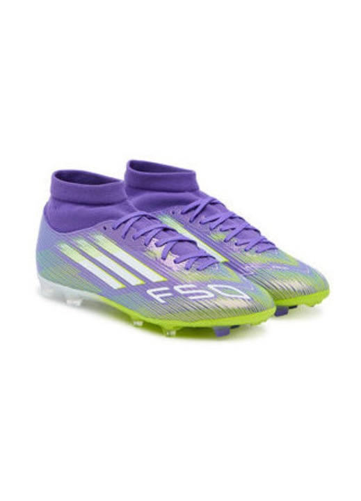 Pantofi sport cu constructie tip soseta si crampoane, pentru, Lila/Multicolor