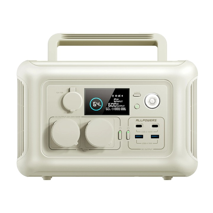 Statie de energie portabila, capacitate mare, incarcare rapida, 28x19x19cm, 299Wh, 110V/230V