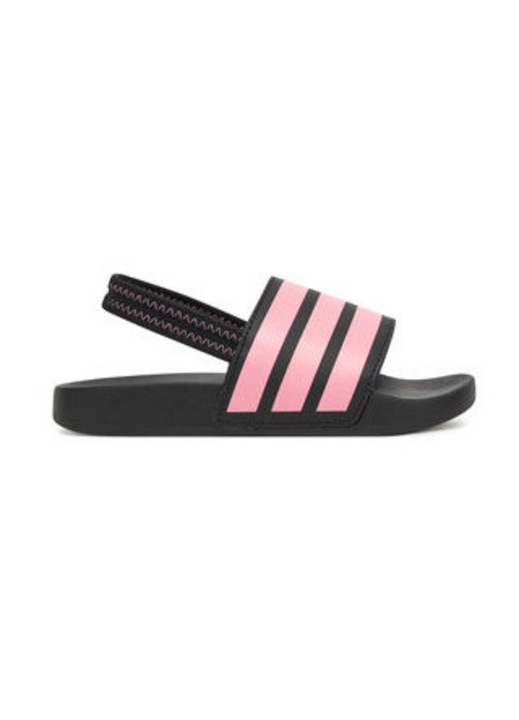 Sandale cu dungi si bareta elastica
