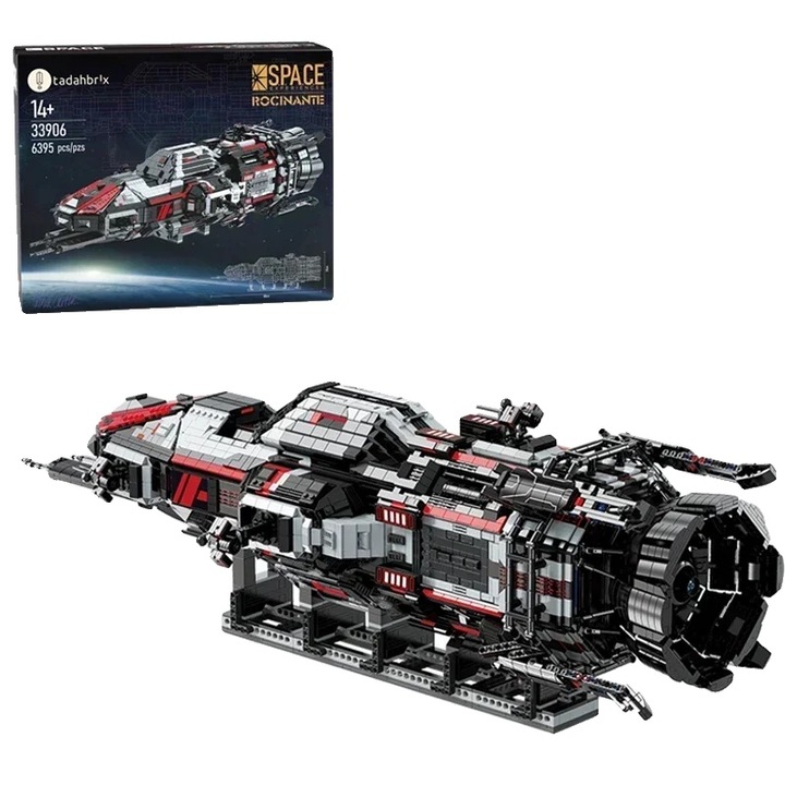 Set de constructie, nava spatiala, 6395 piese, 58x21x47.5cm, 14+