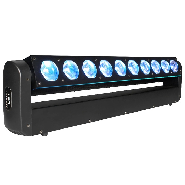Lumina mobila, efecte RGBW, control DMX, 110x90x23cm, 500W, negru