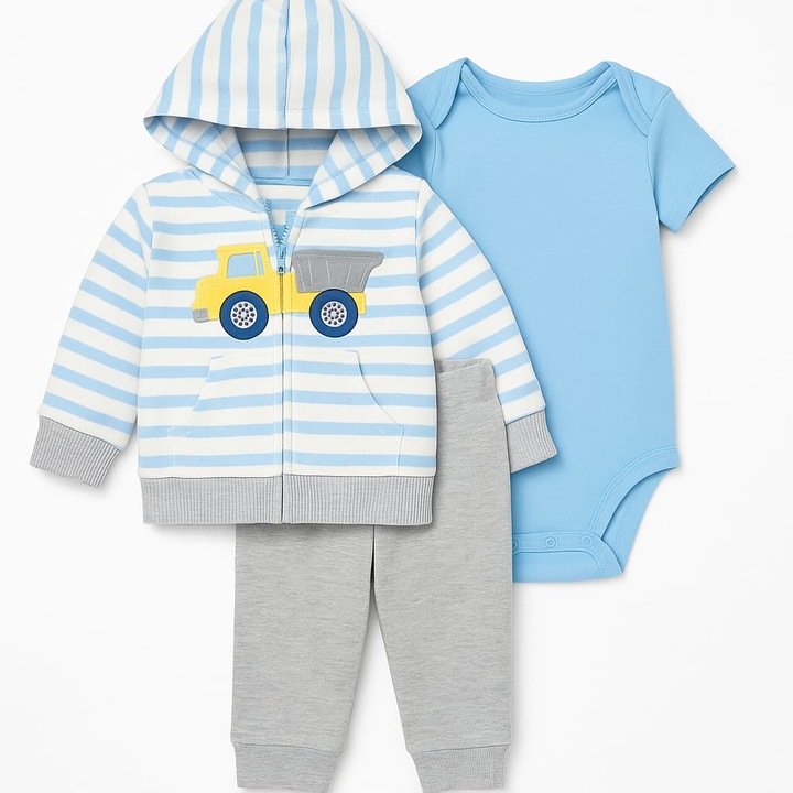 Trening Carter's bumbac 3 piese baiat 9 luni