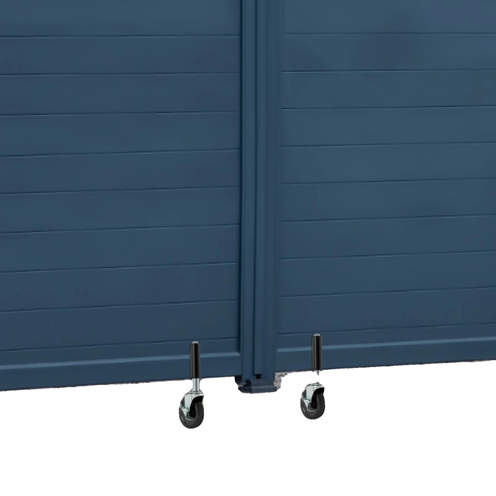 Rolete pentru porti, metal durabil, capacitate de incarcare 220 lbs, diametru roata 3 inch, instalare simpla, set