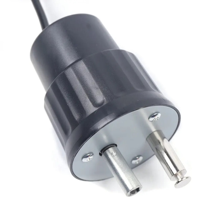 Motor gratar 220 V, motor rotisor electric, pentru frigarui/BBQ, pentru exterior, negru