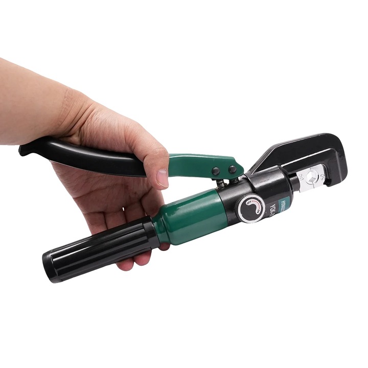 Hidraulikus krimpelő szerszám, tartós szerkezet, nagy krimpelő erő, fekete, 4-70mm