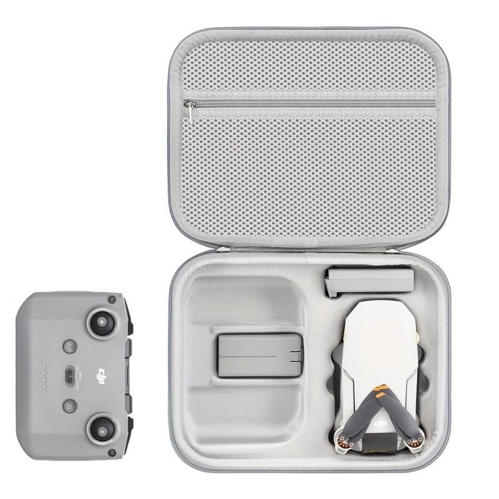Geanta de umar din piele eco pentru DJI Mini SE, Mini 2, Mini 4K, Husa impermeabila, protectie drona, Brosura Legislatie Drone
