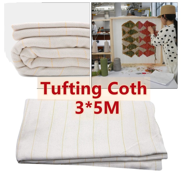 Material textil tip smocuri, 3x5 m, alb